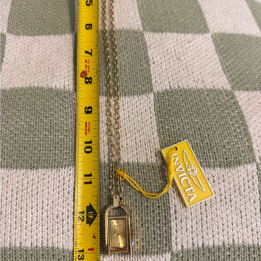 Invicta Mini Angel Women's Necklace Watch - 17.5mm, Gold (49935) - Picture 4 of 5